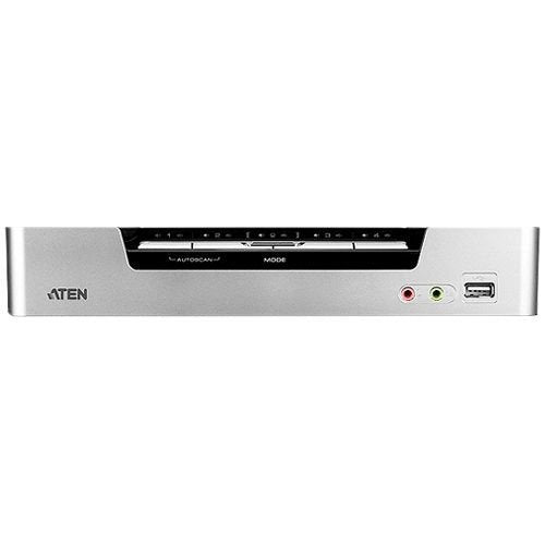 ATEN 4-Port High Definition Digital KVMP Switch CS1794 (Black on Silver)