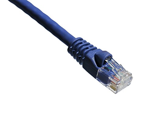 Axiom 7FT CAT6A 650MHZ Patch Cable Molded Boot (Purple)