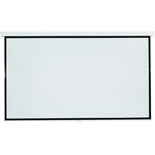 100 Inch Projection Screen(1300x2270mm),Viewable Size 1240x2210mm,Matt White, 16