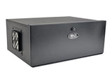 Tripp Lite 5U Security DVR Lockbox Rack Enclosure 60lb Capacity, Black