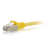C2G 27258 Cat5e Cable - Snagless Shielded Ethernet Network Patch Cable, Yellow (10 Feet, 3.04 Meters)