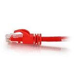C2G 27861 Cat6 Crossover Cable - Snagless Unshielded Network Crossover Patch Cable, Red (3 Feet, 0.91 Meters)