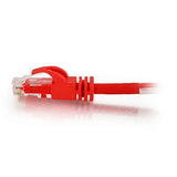 C2G 27865 Cat6 Crossover Cable - Snagless Unshielded Network Crossover Patch Cable, Red (25 Feet, 7.62 Meters)