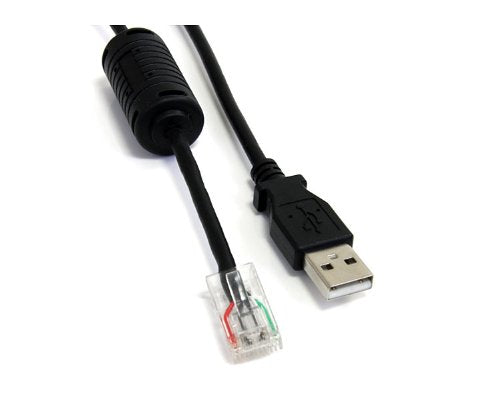 StarTech.com 6 ft Smart UPS Replacement USB Cable AP9827 - USB cable - USB (M) to RJ-45 (10 pin) (M) - 6 ft - black - USBUPS06