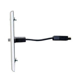 C2G 39870 HDMI Pass Through Single Gang Wall Plate, Brushed Aluminum