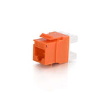 C2G 03795 Cat5e RJ45 Unshielded Keystone Jack, Orange
