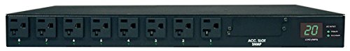 Tripp Lite PDU Metered ATS 120V 20A 5-15/20R 16 Outlet L5-20P Horizontal 1U PDUMH20AT