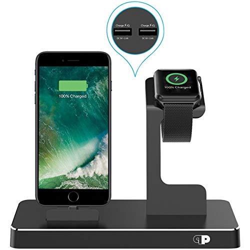 & Built-in Lightning Connector for Apple Watch Smart Watch (Series 1,2,3,4 Nike+), iPhone, iPad & iPod