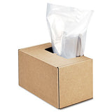 Fellowes Powershred Shredder Waste Bags for 380 Series Shredders, 50 Bags & Ties (36055)