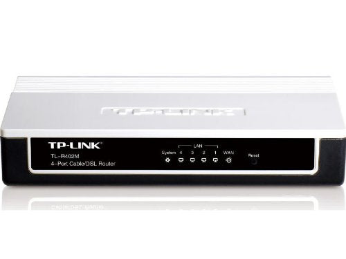 TP-LINK TL-R402M 4-Port Cable/DSL home Router, 1 WAN port, 4 LAN ports