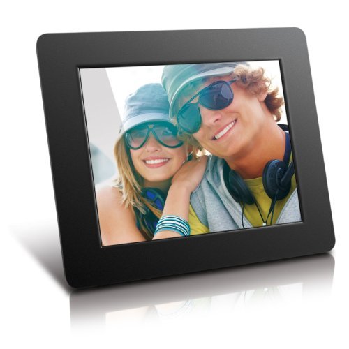 Aluratek ADPF08SF 8-Inch Digital Photo Frame -800x600 Hi Resolution - 4765v74t