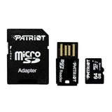 Patriot Signature Flash MicroSDXC with USB Reader and Adapter