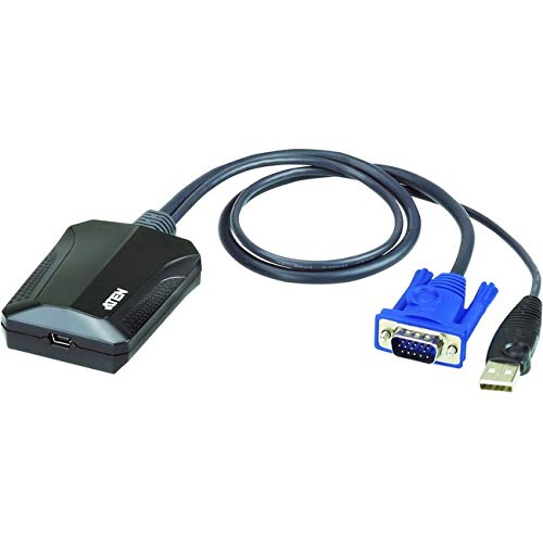 ATEN CV211 Laptop USB KVM Console Crash Cart Adapter