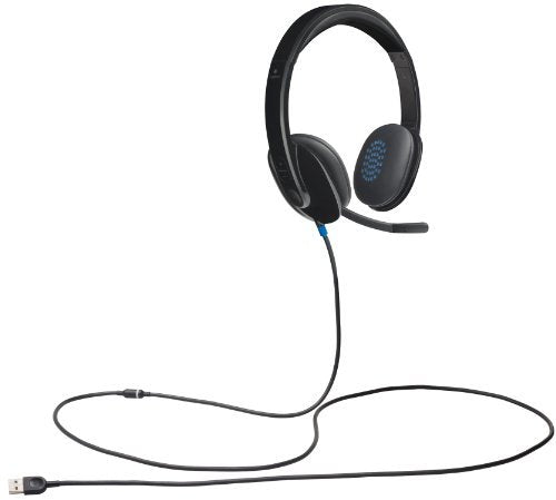 Logitech USB Headset H540 for PC Calls and Music - Black