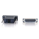 C2G 02937 RJ45 to DB25 Male Modular Adapter, Black