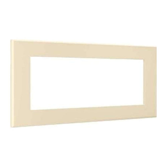 C2G 16346 Radiant Furniture Power Center Bezel for Basic Power Unit, Light Almond