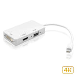 Techly Mini DisplayPort Adapter TECHly 3 in 1 Mini HDMI/DVI/VGA Audio Video Cable with Connector
