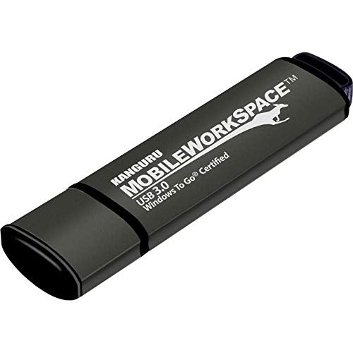 Kanguru Solutions Mobile WorkSpace 64 GB USB 3.0 Flash Drive (KWTG100-64G)
