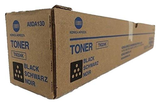 Konica Minolta TN324K Black Toner Cartridge for bizhub C258, C308, C368