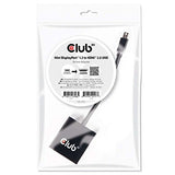 CLUB 3D CAC-2170, Active Mini DisplayPort to HDMI 2.0 Adapter (Supports Displays up to 4K / UHD / 3840x2160@60Hz)