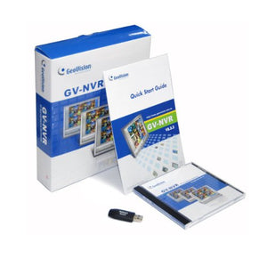 Open Box Genuine Geovision 1 Channel 3rd Party NVR IP Software with USB Dongle Onvif PSIA