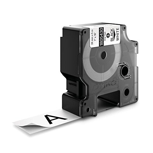 Dymo Rhino 1IN Vinyl Label Cassette 24mm, White (1805430)