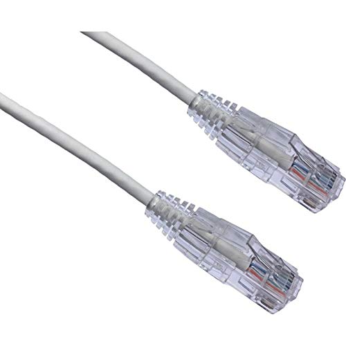 Axiom 6FT CAT6A BENDNFLEX Ultra-Thin SNAGLESS Patch Cable 650MHZ (White)