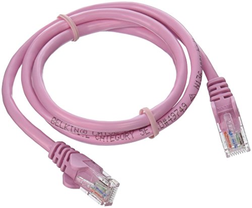 CABLE,CAT5E,UTP,RJ45M/M,3',PNK,PATCH,SNAGLESS