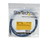 StarTech.com Cat5e Ethernet Cable - 6 ft - Blue - Patch Cable - Molded Cat5e Cable - Short Network Cable - Ethernet Cord - Cat 5e Cable - 6ft (M45PATCH6BL)