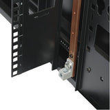 Tripp Lite SRGROUND 42U Rack Enclosure Server Cabinet Copper Bus Grounding Bar (Black)