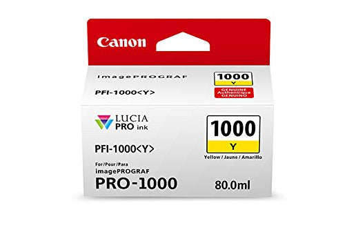 CanonInk Lucia PRO PFI-1000 Yellow Individual Ink Tank