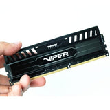 Patriot Viper 3 Series, Black Mamba, DDR3 8GB (2 x 4GB) 1600MHz Dual Channel Kit (PV38G160C9K)