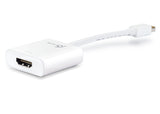 Mini DisplayPort to HDMI Adapter by j5create | Thunderbolt for MacBook, Apple iMac (White)