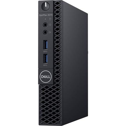 Dell OptiPlex 3070 Desktop Computer - Intel Core i3-9100T - 4GB RAM - 128GB SSD - Micro PC