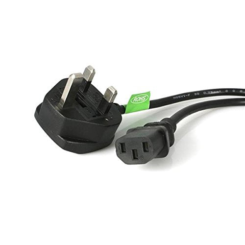 StarTech.com 3 Prong UK PC Power Cord