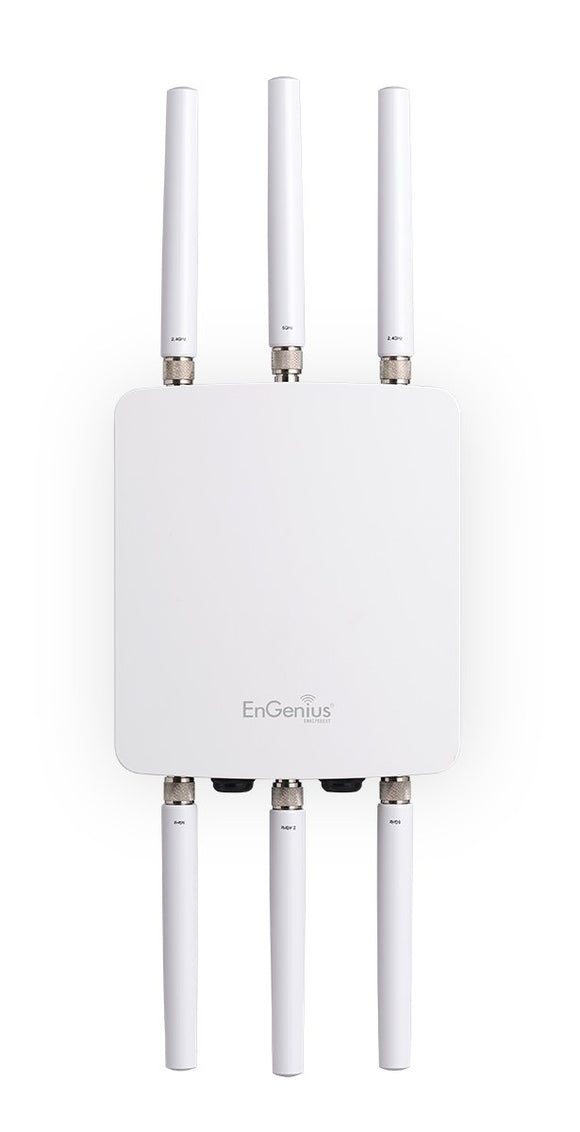 EnGenius High-Powered, Long-Range, Ruggedized 3 x 3 Dual-Band Wireless AC1750 Outdoor Access Point, 29 dBm, IP68, Gigabit Port, 802.3af/at PoE(ENH1750EXT)