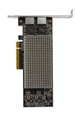 Dual-Port 10Gb PCIe Network Card with 10GBASE-T & NBASE-T - 2 x RJ45 - Dual NIC Card