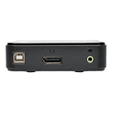 TRIPP LITE 2-Port DisplayPort KVM Switch with Audio, Cables & USB 3.0 Hub (B004-DPUA2-K)