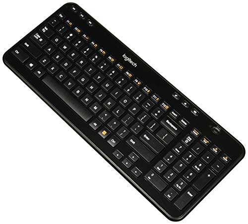 Logitech K360 Wireless Keyboard, Black, English (920-004088)