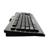 Seal Shield Silver Seal Medical Grade Keyboard - Dishwasher Safe and Antimicrobial - Deutsche SSKSV108DE
