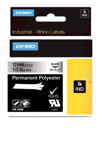 12mm 1/2in Tapes Metallic Permanent Polyester-Rhinopro PRNT