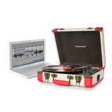 Crosley Radio Executive Portable Turntable, Black and White