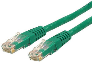 StarTech.com C6PATCH4GN Molded RJ45 UTP Gigabit Cat6 Patch Cable, 4-Feet (Green)