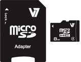 V7 MicroSDHC Flash Memory Card with SD Adapter