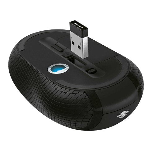Used Microsoft Wireless Mobile Mouse 4000 for Mac/Win USB BlueTrack EF EN/XC/FR/EL/IW/IT/PT/ES - Graphite (D5D-00003)