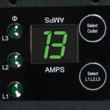 Tripp Lite PDU3VN10L1530 Monitored 3 Phase 208V Zero U Vertical Rack PDU, Supports 8.6kW (Black)
