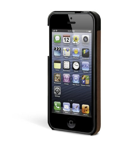 Kensington K39625WW Vesto Leather Texture Case for iPhone 5 & 5S, Brown Marble