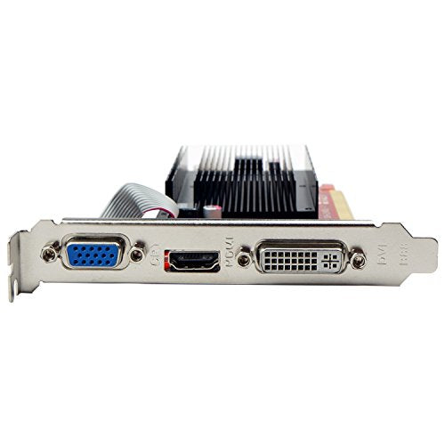 VisionTek Radeon 5450 1GB DDR3 (Dvi-I, HDMI, VGA) Graphics Card-900860, Red/Black
