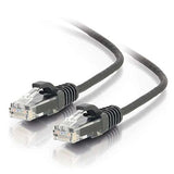 C2G 14-Feet Cat5e Snagless Unshielded (UTP) Slim Network Patch Cable, Black (01069)
