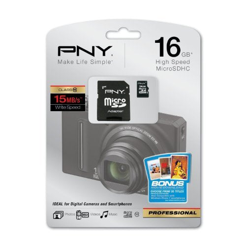 PNY microSDHC Flash Memory Card